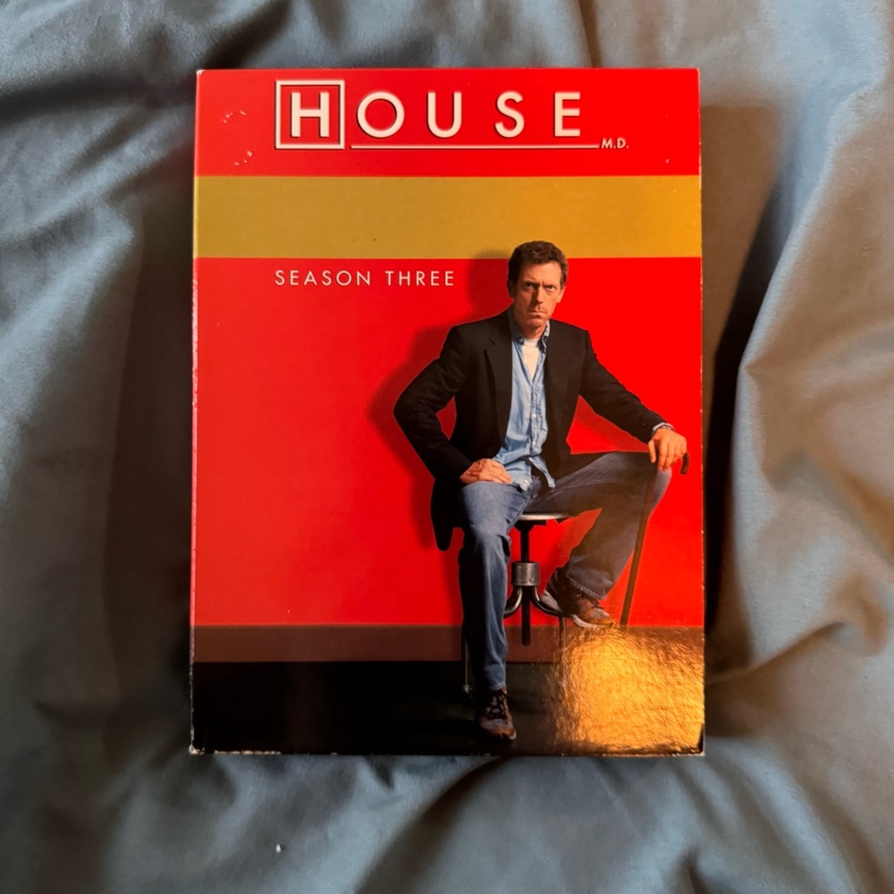 House - Season Three (DVD, 2007, 5-Disc Set) Tested Working